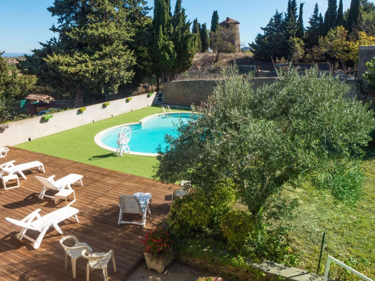 Cosy Holiday Home With Swimming Pool Montbrun-des-Corbières Exteriör bild